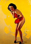 Rolf Armstrong pinup girl painting - 1941