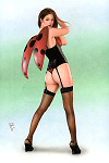 Kevin Clark pinup girl