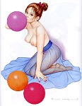 Archie Dickens pinup girl