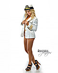 Dan Russell pinup girl
