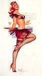 Ted Withers pinup girl