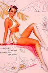 Ted Withers pinup girl